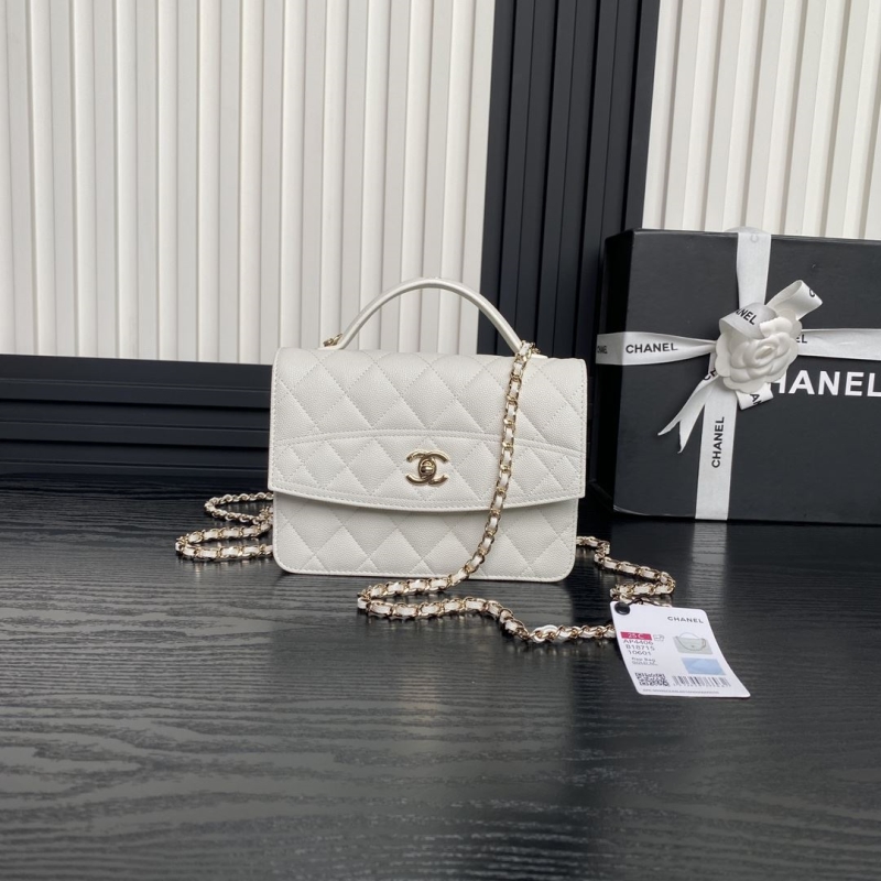 Ch*el top handle bags